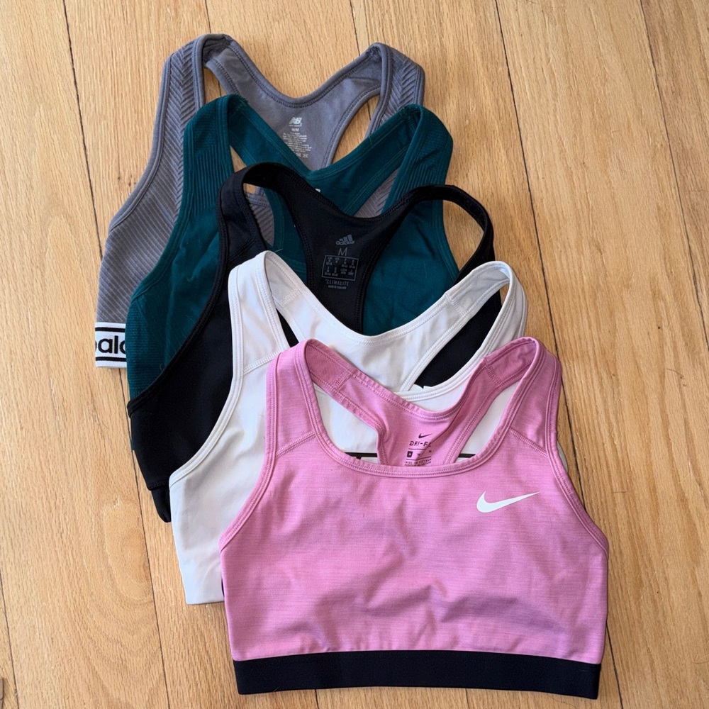 Name Brand High Coverage Sports Bra 5-Pack